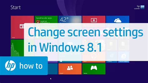 Share your device's small screen to your windows computer by mirroring or casting the android or ios screen to a pc. Changing the Screen Appearance in Windows 8.1 - YouTube