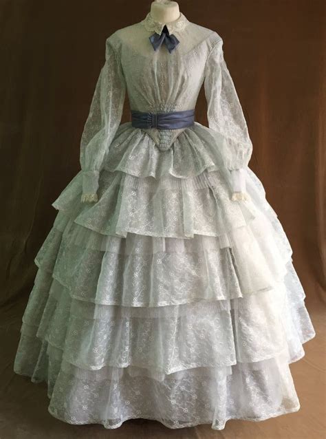1850s Victorian Day Dress Historical Dresses Victorian Era Dresses