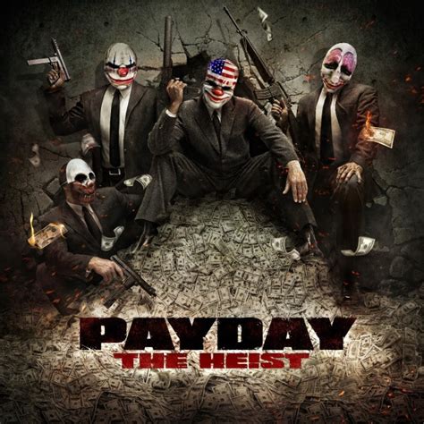 Download free video game fonts. Payday: The Heist Logo Font