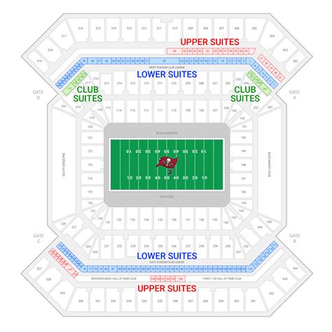 Raymond James Stadium Map Map Of The World