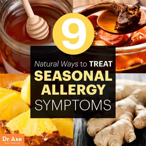 Natural Ways To Treat Seasonal Allergy Symptoms Dr Axe