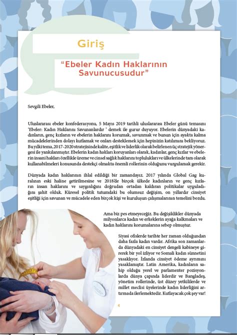 Trabzon halk sağlığı müdürü köksal hamzaoğlu, 5 mayıs dünya ebeler günü dolayısıyla mesaj yayılmadı. 5 Mayıs Dünya Ebeler Günü - Ebelik Bölümü