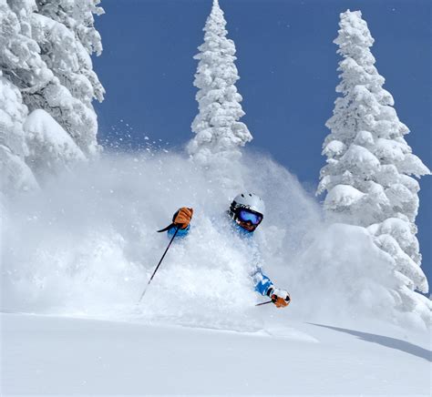 Skier Enjoys Chest High Powder In Steamboat Springs Colorado Snowbrains
