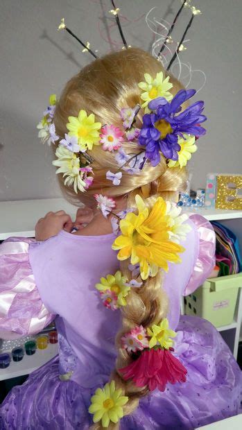 DIY Rapunzel Flower Hair Clips | Disney Tangled Craft | Flowers in hair