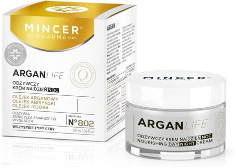 Mincer Pharma Arganlife 802 Krem Do Twarz Na Dzień I Noc 50ml Opinie