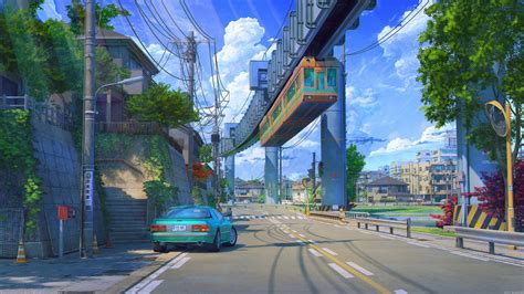 Anime Street Wallpaper Purple Animated Wallpapers Of