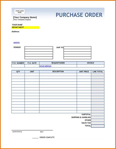 Purchase Order Template Pdf Famous Purchase Order Template Pdf Format