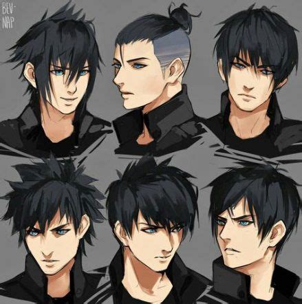 It includes a total of nine hairstyles with step by step drawing examples and instruction for each. Drawing Hair Men Tutorial 16 Best Ideas | Anime hairstyles ...