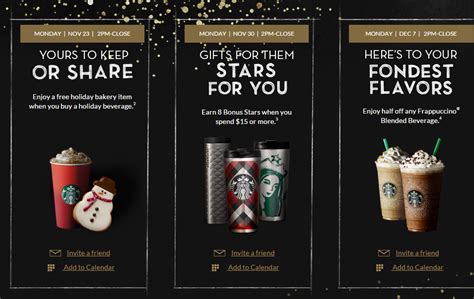 Starbucks Merry Monday Promotion Rewards Members My Frugal Adventures
