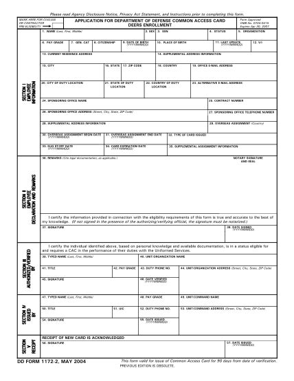 19 Dd Forms 1172 Free To Edit Download And Print Cocodoc