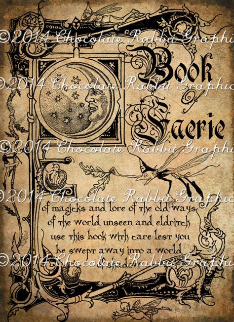 Printable Witches Spell Book Pages