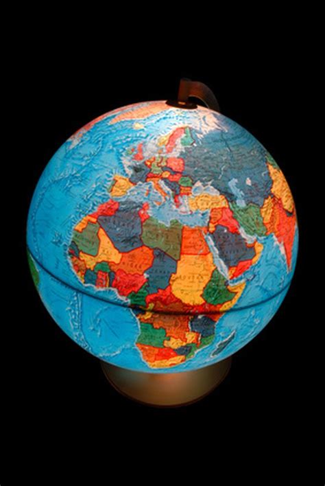 How To Make A Globe With Cut Out Continents Ehow