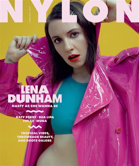 lena dunham covers nylon magazine talks girls