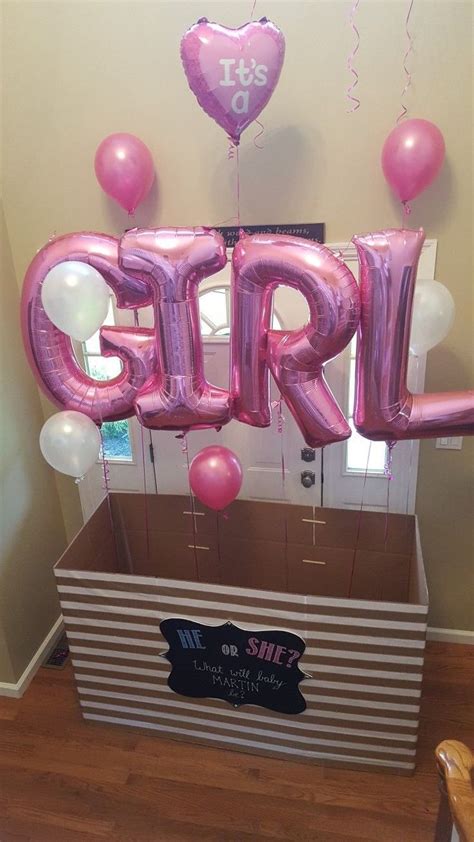 42 Creative Gender Reveal Ideas You Can Steal 2020 Gender Reveal Balloons Gender Reveal Box
