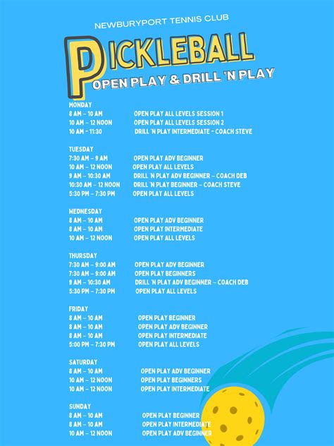 Newburyport Tennis Club | Pickleball