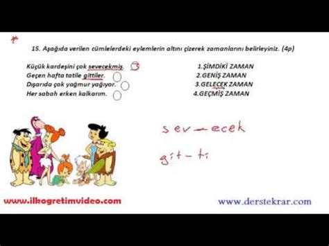4. Sınıf Türkçe 1. Dönem 2. Yazılı Sınav (örnek 1) - YouTube