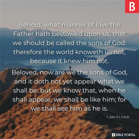1 John 31 2 Kjv Bible Scripture Image Bible Portal
