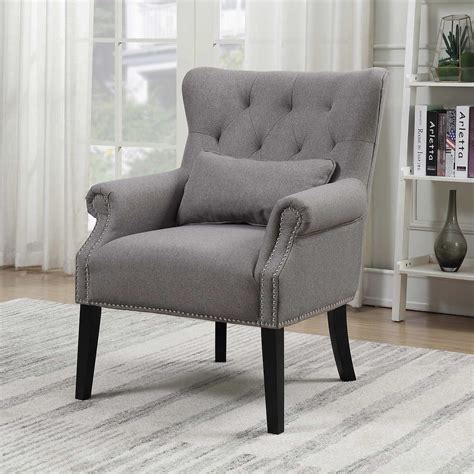 Accent your living space in style with this swivel chair. Costco Accent Chair, Gray - $300 | Fabric accent chair ...
