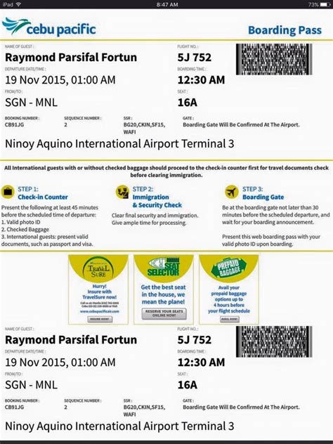 When do i need to be at the boarding gate? Fortun to sue Cebu Pacific over cancelled flight
