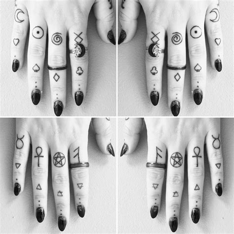 Finger Tattoos Symbols Viraltattoo