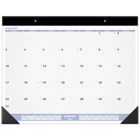 At A Glance Monthly Desk Pad Calendars