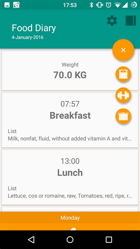 Get healthy and feel great with lifesum! Material Food Diary Android App - Uplabs