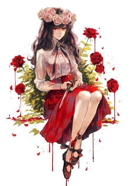 40 Ideas For Flowers Girl Anime Flowers Anime Art Girl Anime Art