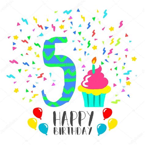 Juego de niños fáciles para hacer en familia para todas las edades. Imágenes: tarjetas cumpleaños niños 5 años | Tarjeta de cumpleaños feliz para la diversión de ...