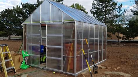 We purchased and placed on our pool deck for the winter to house our outside large (12 foot ficus, 10foot ficus, etc) for the mild north texas winter. Reinforcing a Harbor Freight 10 x 12 Greenhouse - YouTube