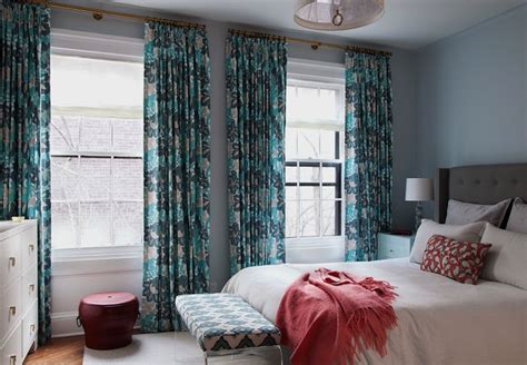 With bright colourways and a soft. Turquoise and Teal Curtains - Contemporary - bedroom - CWB ...