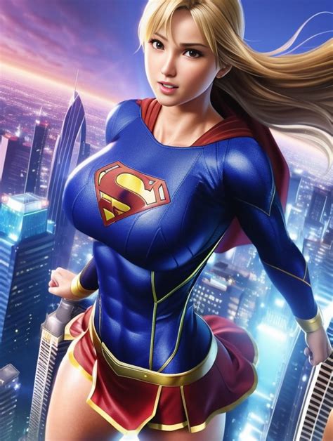 Supergirl On Patrol By Willowtreecat On Deviantart