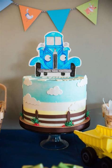 Little Blue Truck Birthday Party Ideas Photo 2 Of 36 Trucks