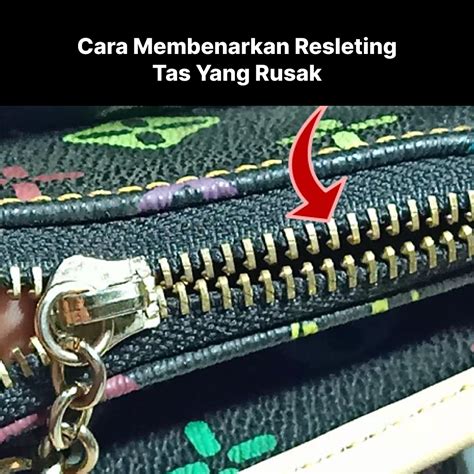 Cara Membenarkan Resleting Tas Yang Rusak Pac Up