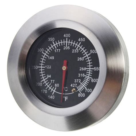Stainless Steel Bbq Thermometer Smoker Grill Temperature Gauge Gage