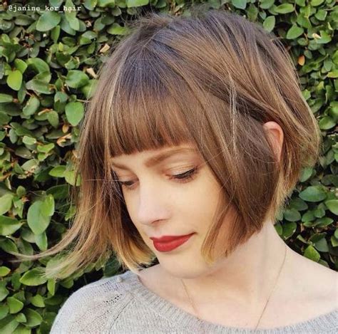 It's quite natural, so your short bob cut will look especially healthy and thick when topped off with shine spray. 10 Easy Straight Bob Hairstyles with Beautiful Balayage ...