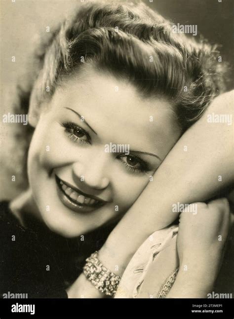 Portrait Of French Actress Simone Simon France 1930s Stock Photo Alamy