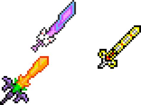 Terraria Swords Pixel Art Maker
