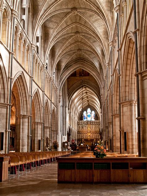 London Architecture United Kingdom Southwark Cathedral Inside 899