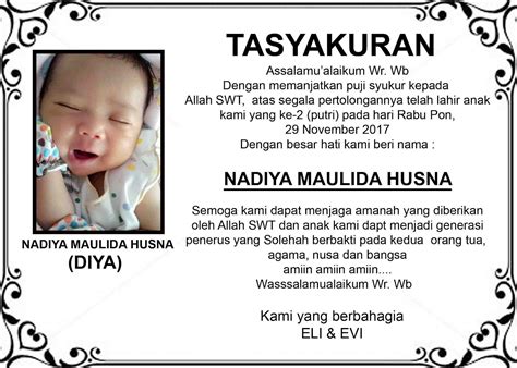 Download Format Tasyakuran - Aqiqah Anak Yang Simple - TUKANG NGETIK