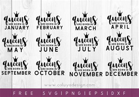 Download Free Birthday Queens SVG, PNG, EPS & DXF by Caluya Design