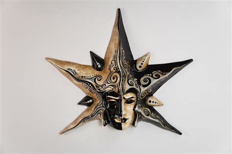 star face mask to hang venetian mask to hang