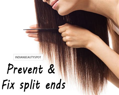 Prevent And Fix Split Ends With Home Treatments The