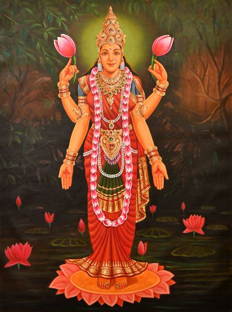 Goddess Lakshmi Exotic India Art