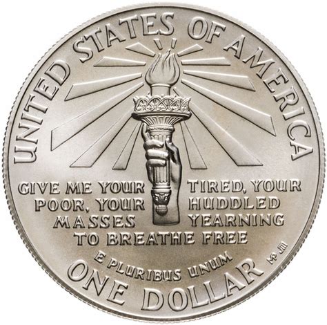 Монета США 1 доллар Dollar 1986 P Statue Of Liberty 100 лет Статуе