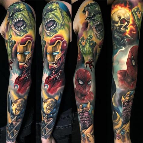 101 Amazing Marvel Tattoo Designs You Need To See