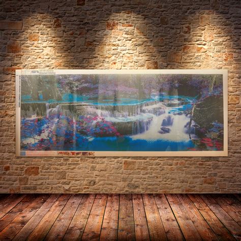 Apply an even coat from the floor to the ceiling, covering the broadest areas near the center of the wall. DIY 5D Diamond Landscape Painting Large Wall Art Paintings ...