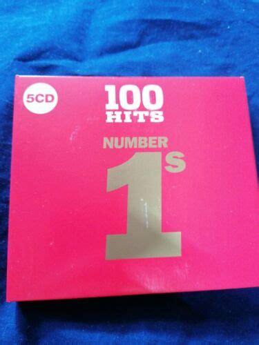 Various Artists 100 Hits Number 1s Cd Box Set 5 Discs 2018 Ebay