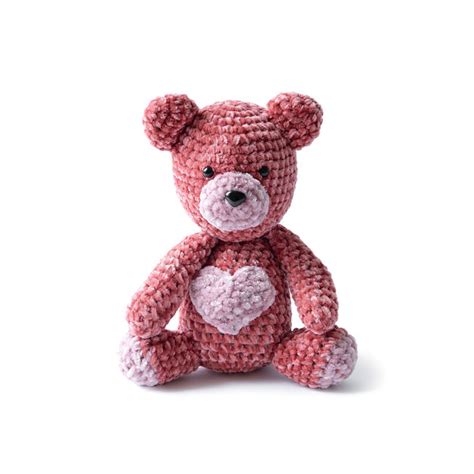 Free Knitting Pattern For A Teddy Bear In Velvet ⋆ Crochet Kingdom