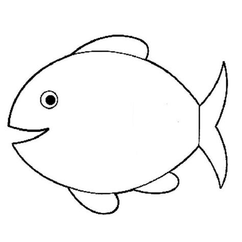 Fish Coloring Pages For Kids Preschool And Kindergarten