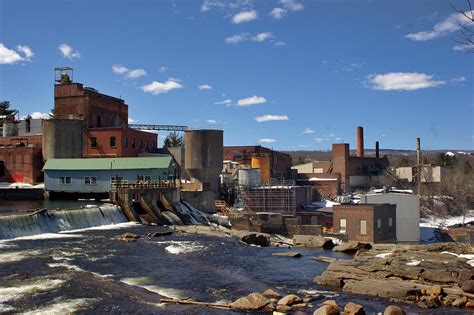 Lyons Falls Paper Mill Photograph By Dennis Comins